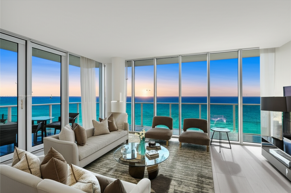 Luxury vacation rental property with ocean view